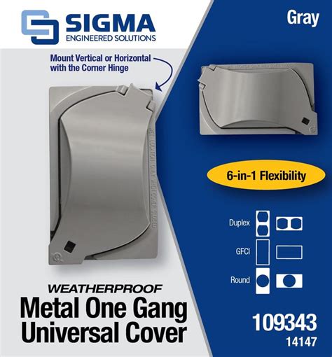 1-gang in-use vertical electrical box cover|Sigma Engineered Solutions™ 1.